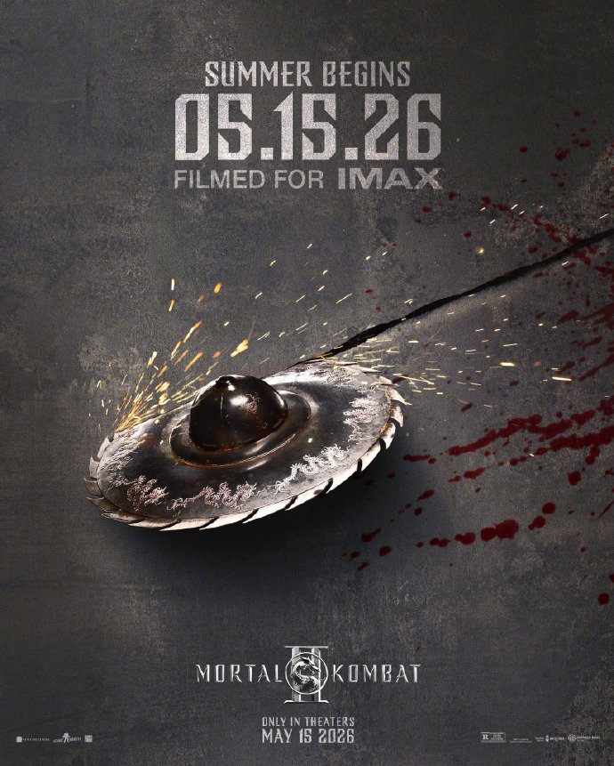 老虎機：遊改電影《真人快打 2》档期推遲至 2026 年 5 月 15 日，原定今年 10 月北美上映